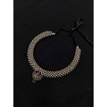 Oxidised Plated Beaded Statement Necklace