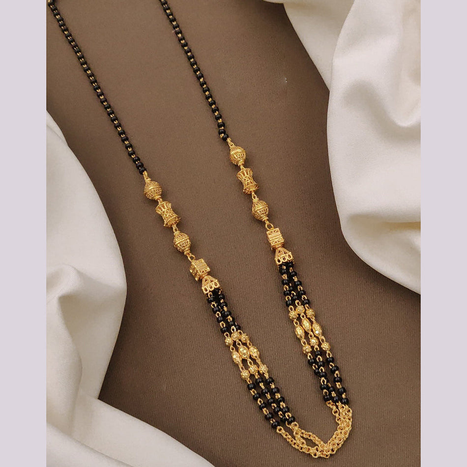 Gold Plated Traditional Long Mangalsutra for Women