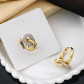 Sparkling Austrian Stone Gold Plated Intertwined Cocktail Ring