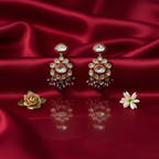 Shangri Premium AC Kundan Necklace Set with Matching Earrings