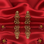 Antique Polish Premium Temple Lakshmi Choker Necklace Set