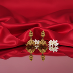 Shangri Premium Antique Laxmi Motif Long Necklace Set