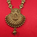 Shangri Premium Antique Laxmi Motif Long Necklace Set
