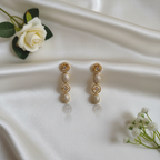 Shangri Gold-Plated AD Necklace & Earring Set
