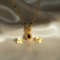 Elegant Black Stone Mangalsutra by Shangri