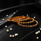 Shangri Premium American Diamond Bangles – Red & Green Stone Micro Gold Plated Designer Kada Set