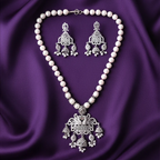 Shangri Pearl and American Diamond Choker Set