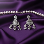 Shangri Pearl and American Diamond Choker Set