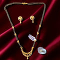 Daily Wear Gold Plated AD Mangalsutra Set with Separate Chain