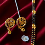 Daily Wear Gold Plated AD Mangalsutra Set with Separate Chain