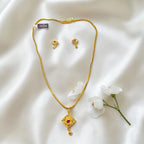 Shangri Gold Plated Daily Wear AD Mangalsutra Set
