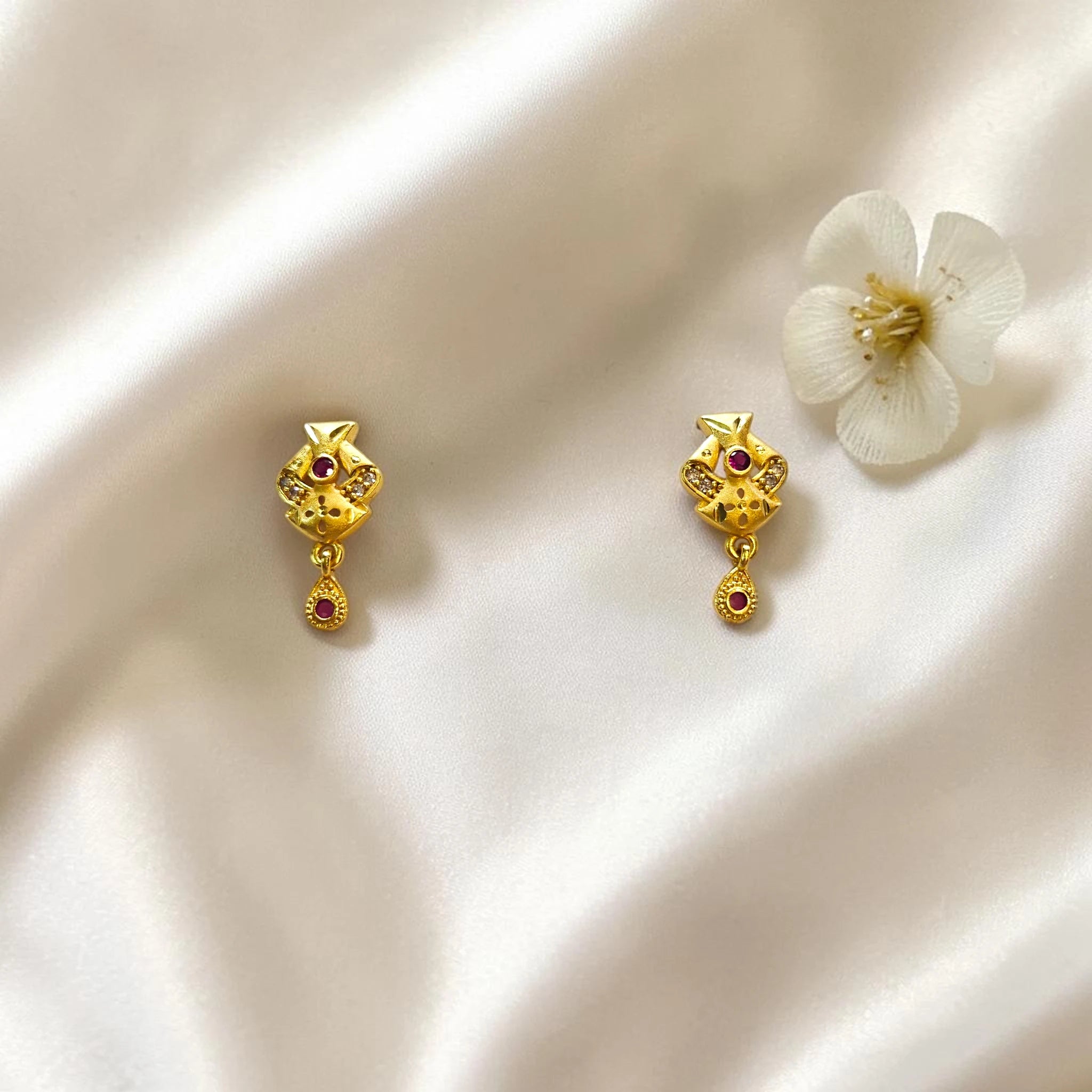 Shangri Gold-Plated AD Stone Mangalsutra Set