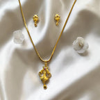 Shangri Gold-Plated AD Stone Mangalsutra Set