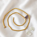 Shangri 30 Inch Gold Plated Rope Chain