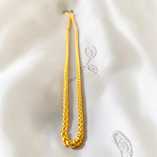 Shangri 30 Inch Gold Plated Rope Chain