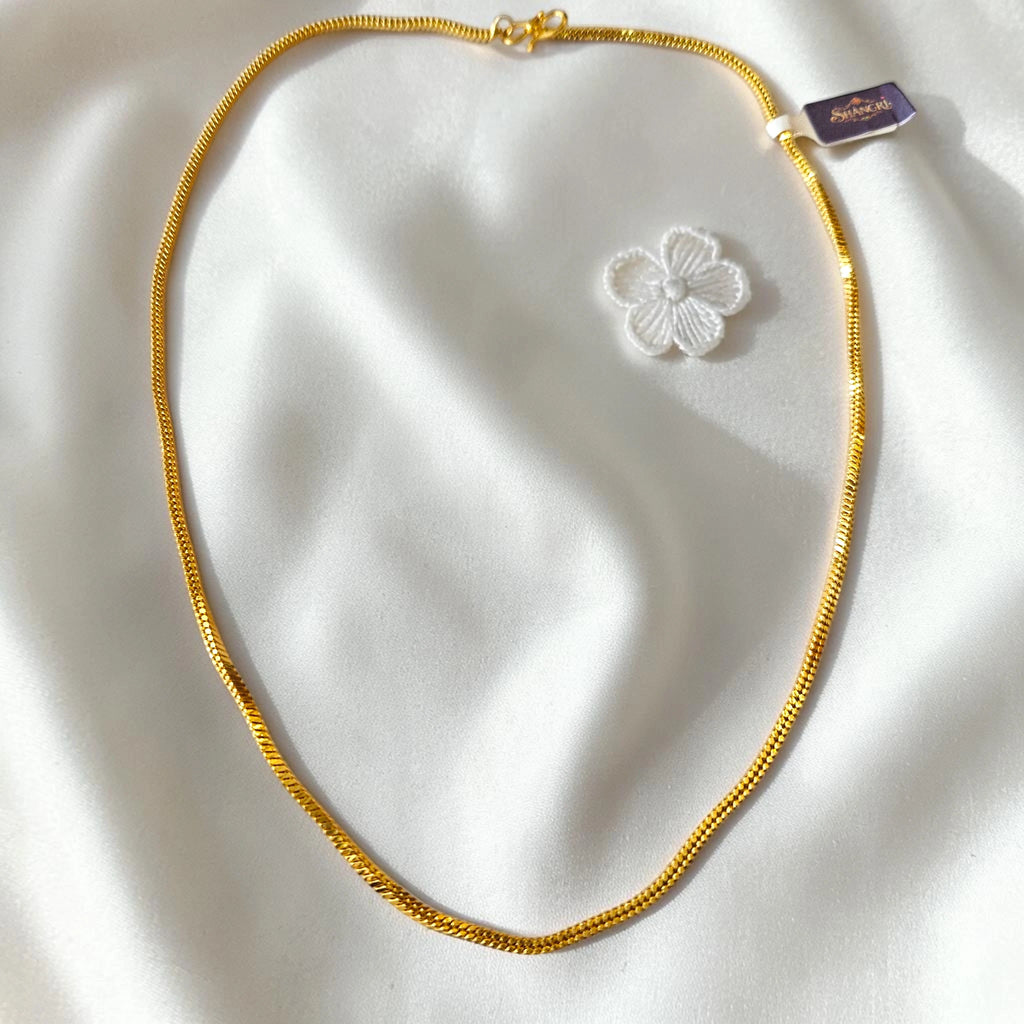 Shangri 24-Inch Gold Plated Chain for Pendants