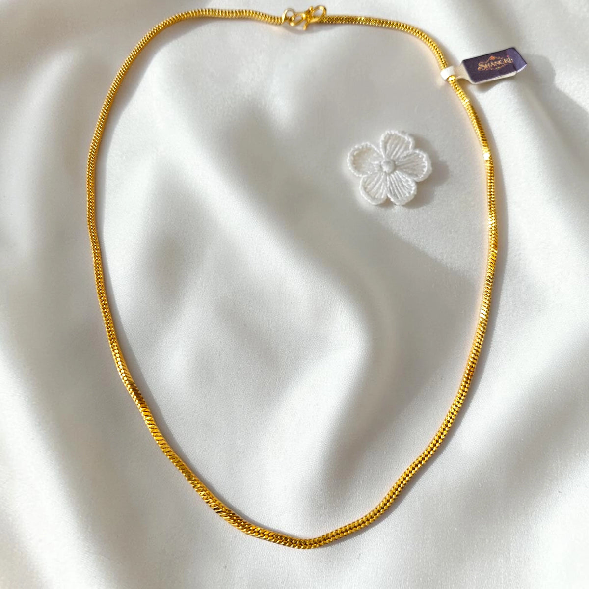 Shangri 24-Inch Gold Plated Chain for Pendants