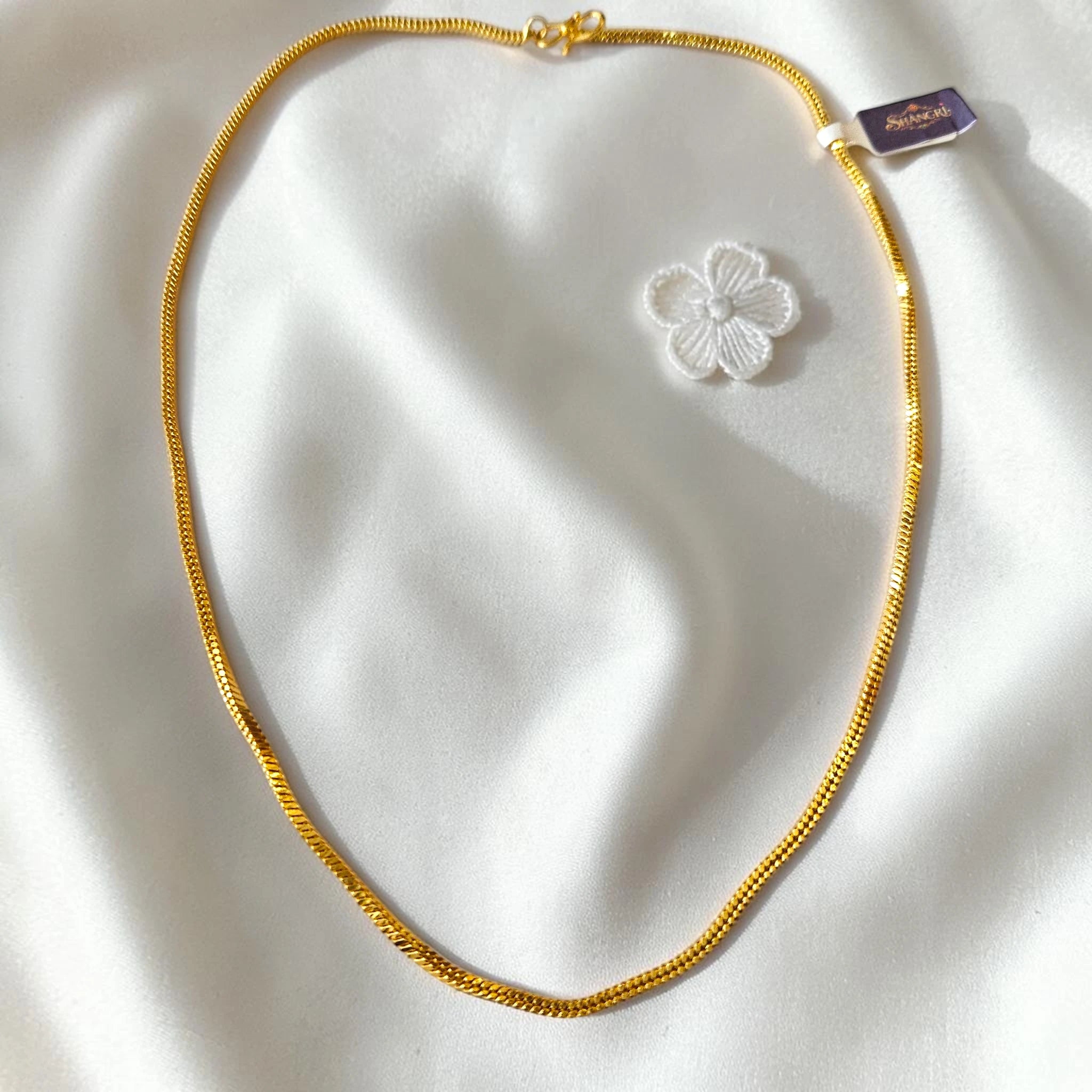 Shangri 24-Inch Gold Plated Chain for Pendants