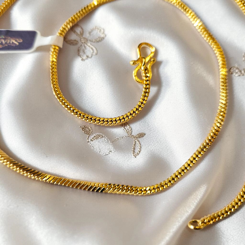 Shangri 24-Inch Gold Plated Chain for Pendants