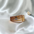 Shangri Elegant Gold-Tone Openwork Bracelet
