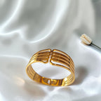 Shangri Elegant Gold-Tone Openwork Bracelet