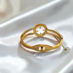 Shangri Classic Gold-Plated Openwork Bracelet