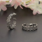 Silver / Gold / Antique Gold Plated Fashion Hoop Earrings – Lightweight Everyday Style - Shangri 