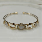 Designed Fancy Kada – Silver / Gold / Rose Gold Plated | Modern Trendy Wristwear - Shangri 