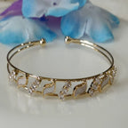 Fancy Kada – Silver / Gold / Rose Gold Plated | Modern Everyday Wristwear - Shangri 