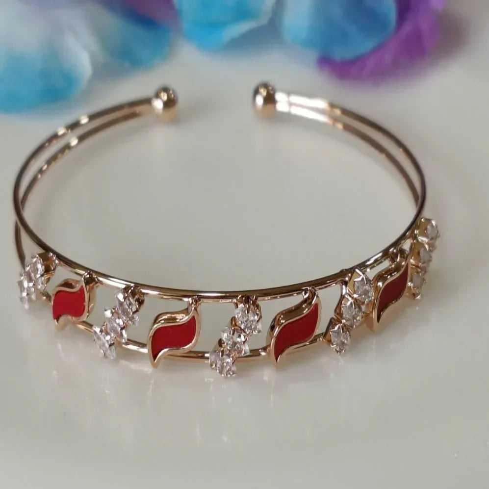 Fancy Kada – Silver / Gold / Rose Gold Plated | Modern Everyday Wristwear - Shangri 