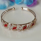 Fancy Kada – Silver / Gold / Rose Gold Plated | Modern Everyday Wristwear - Shangri 