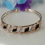 Fancy Kada – Silver / Gold / Rose Gold Plated | Modern Everyday Wristwear - Shangri 