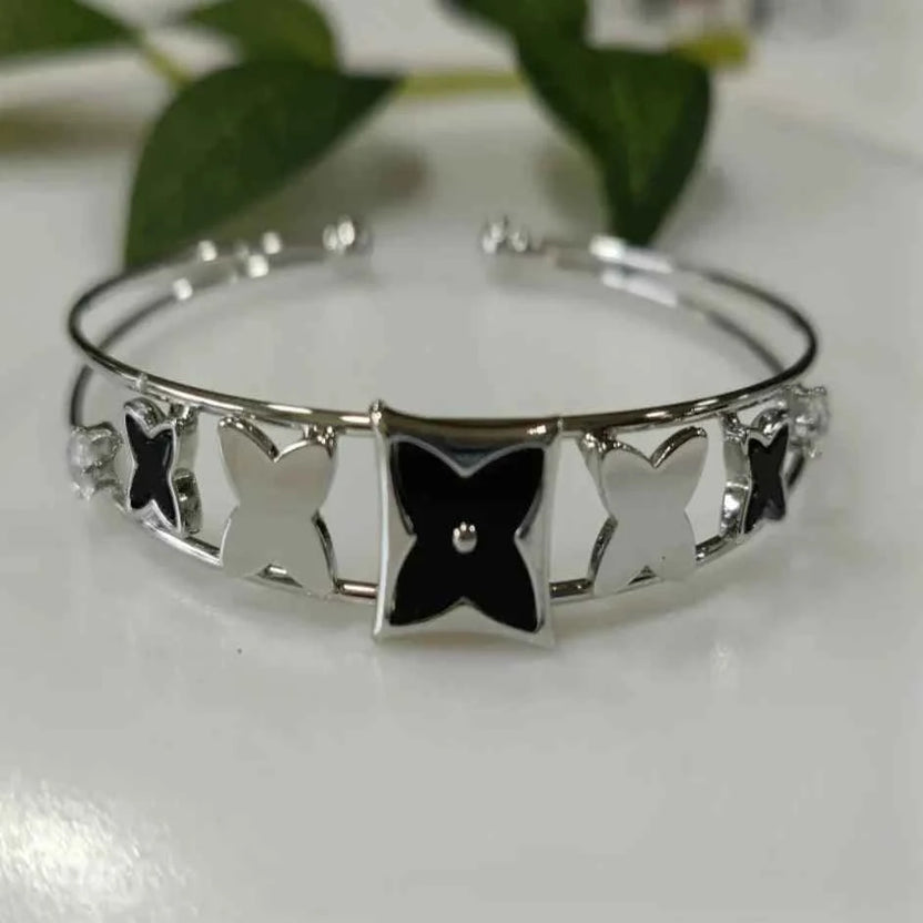 Silver / Gold / Rose Gold Plated Fancy Kada – Modern Everyday Wristwear