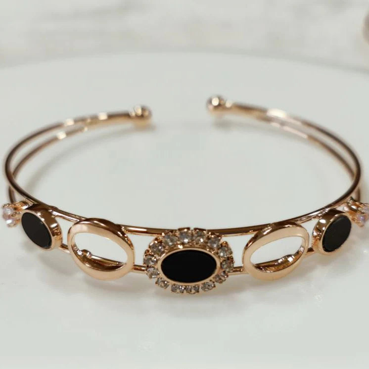 Designed Fancy Kada – Silver / Gold / Rose Gold Plated | Modern Trendy Wristwear