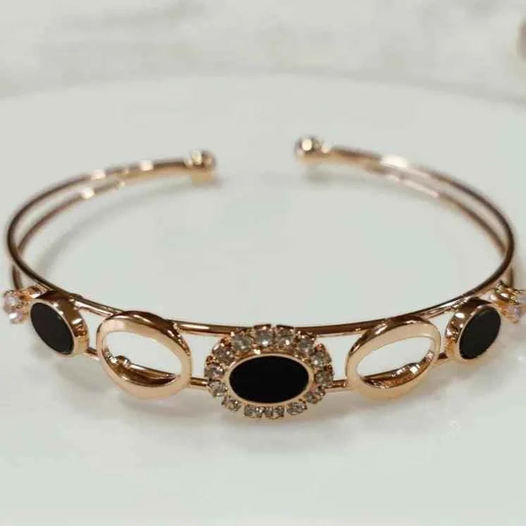 Designed Fancy Kada – Silver / Gold / Rose Gold Plated | Modern Trendy Wristwear