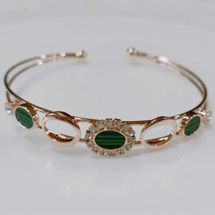 Designed Fancy Kada – Silver / Gold / Rose Gold Plated | Modern Trendy Wristwear - Shangri 