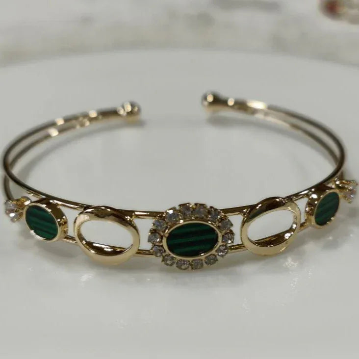 Designed Fancy Kada – Silver / Gold / Rose Gold Plated | Modern Trendy Wristwear - Shangri 