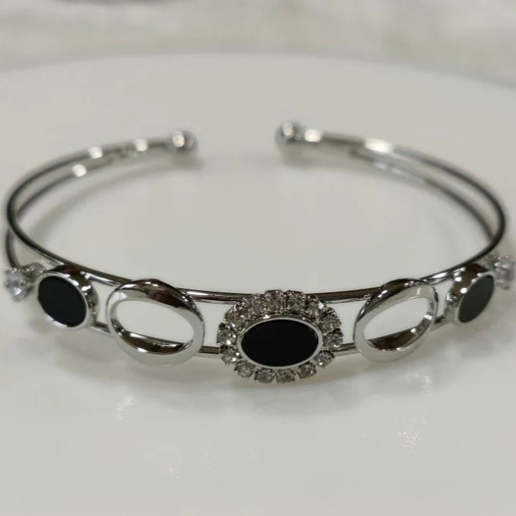 Designed Fancy Kada – Silver / Gold / Rose Gold Plated | Modern Trendy Wristwear