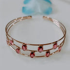 Fancy Plated Kada – Silver / Gold / Rose Gold | Modern Wristwear - Shangri 