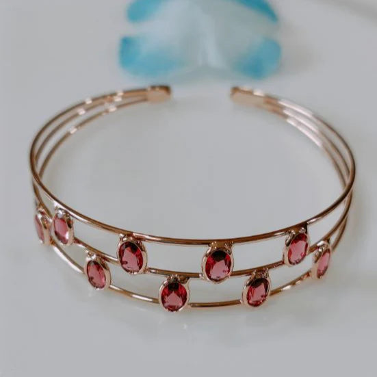 Fancy Plated Kada – Silver / Gold / Rose Gold | Modern Wristwear