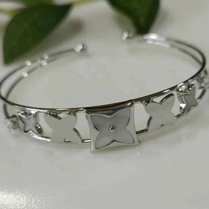 Silver / Gold / Rose Gold Plated Fancy Kada – Modern Everyday Wristwear