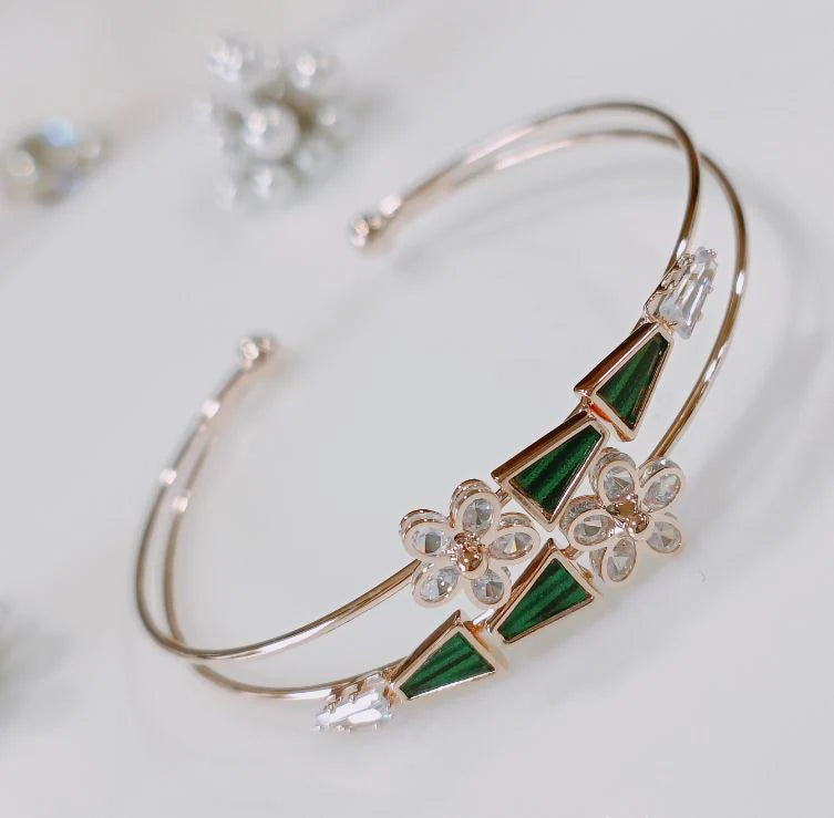 Fancy Plated Kada – Silver / Gold / Rose Gold | Modern Everyday Wristwear