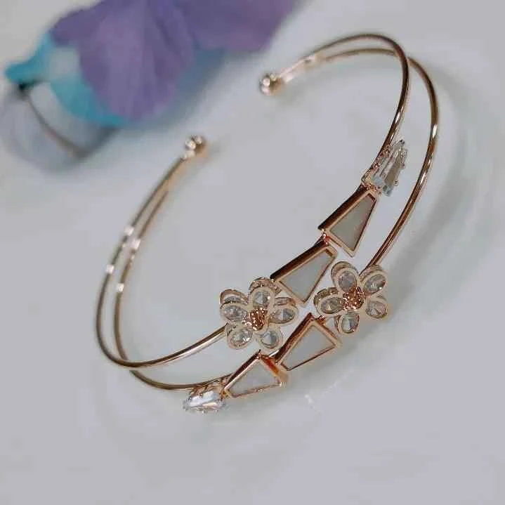 Fancy Plated Kada – Silver / Gold / Rose Gold | Modern Everyday Wristwear