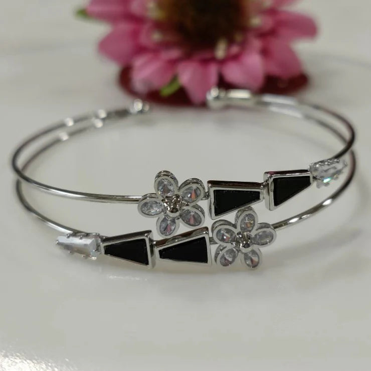 Fancy Plated Kada – Silver / Gold / Rose Gold | Modern Everyday Wristwear