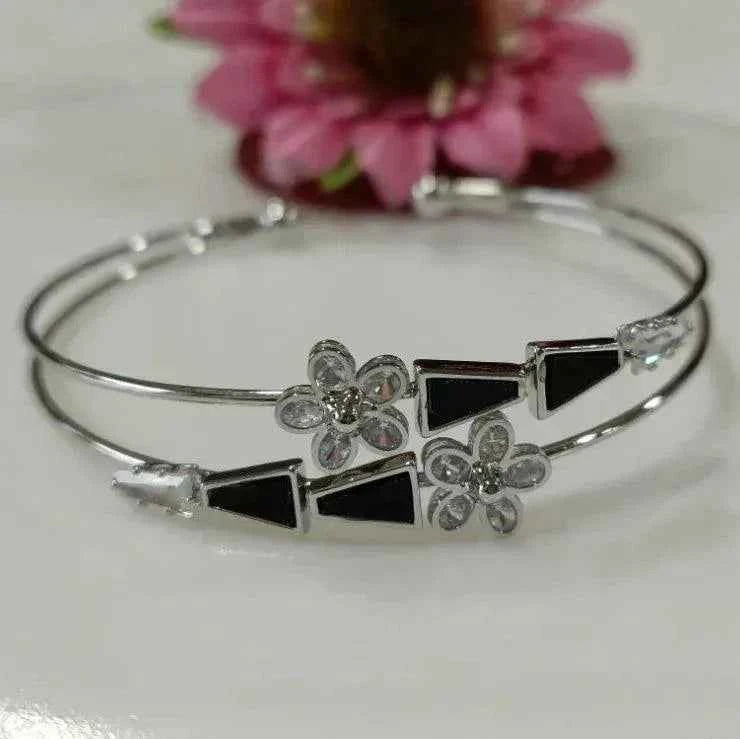 Fancy Plated Kada – Silver / Gold / Rose Gold | Modern Everyday Wristwear