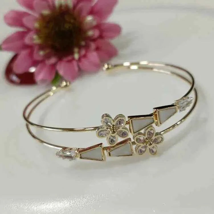Fancy Plated Kada – Silver / Gold / Rose Gold | Modern Everyday Wristwear
