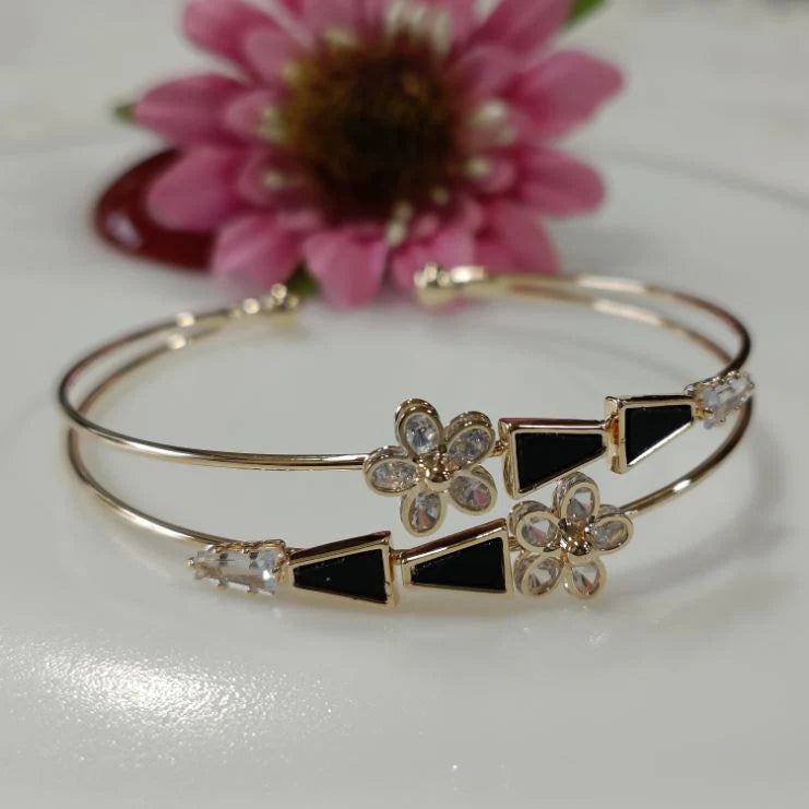 Fancy Plated Kada – Silver / Gold / Rose Gold | Modern Everyday Wristwear