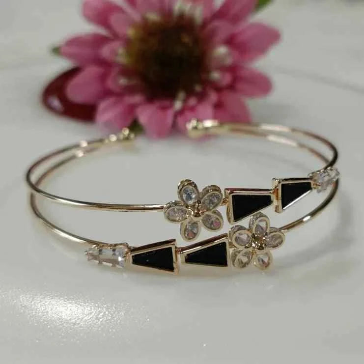 Fancy Plated Kada – Silver / Gold / Rose Gold | Modern Everyday Wristwear