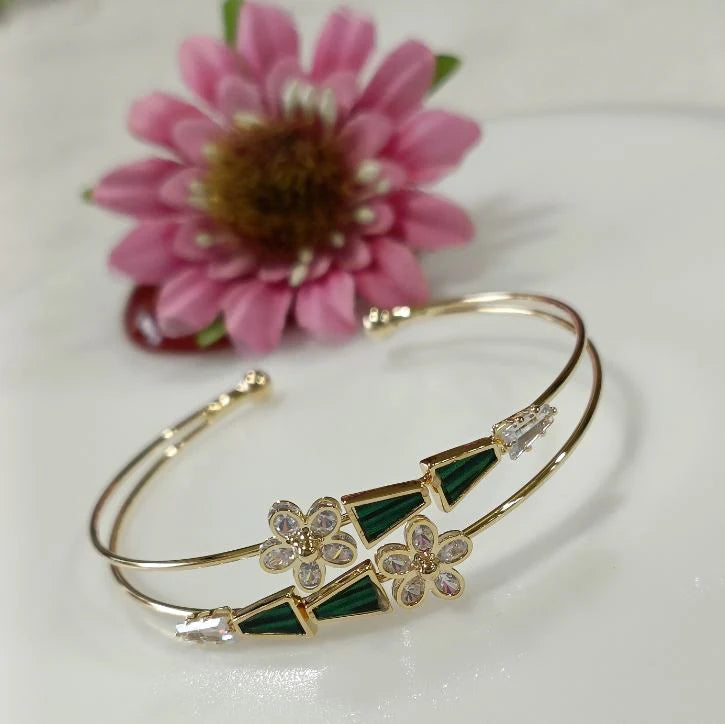 Fancy Plated Kada – Silver / Gold / Rose Gold | Modern Everyday Wristwear