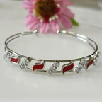 Fancy Kada – Silver / Gold / Rose Gold Plated | Modern Everyday Wristwear - Shangri 